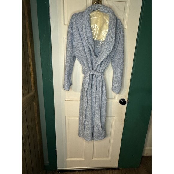 Jolly Comforters Cozy Blue Bathrobe With Belt - Medium Size - Picture 1 of 3